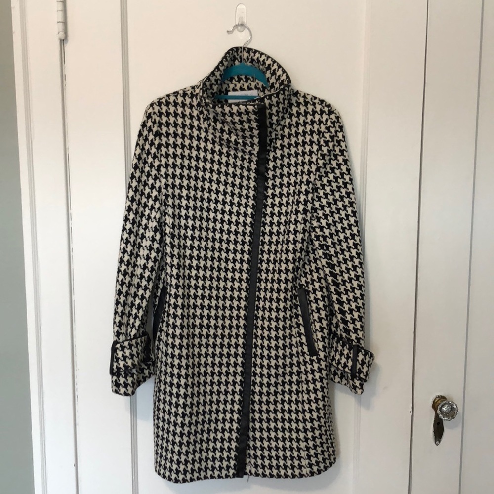 Houndstooth Calvin Klein Coat